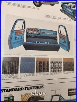 Chevrolet Square Body Vintage Dealer Cardboard Sign Promo Rare