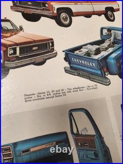 Chevrolet Square Body Vintage Dealer Cardboard Sign Promo Rare