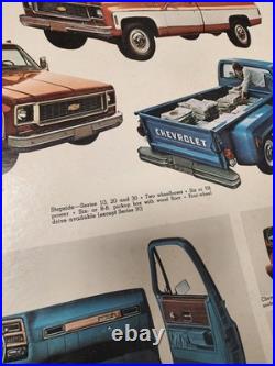 Chevrolet Square Body Vintage Dealer Cardboard Sign Promo Rare