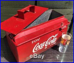 Coca Cola Coke Cooler 1950's Bottle Opener CLASSIC CAR Vintage VW SPLIT SCREEN