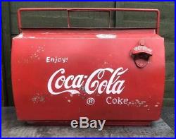 Coca Cola Coke Cooler Metal CLASSIC CAR Vintage 50s VW Campervan Advertising