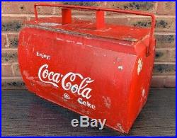 Coke Drinks Cooler Metal CLASSIC CAR Vintage VW Campervan Advertising COCA COLA