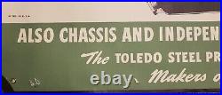 Collectors Vintage Automotive Toledo Engine Litho Print 36 x 47 Full Color WOW