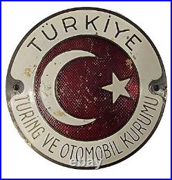 Cruise Across History Vintage Turkish Automobile Club Badge (3.5)