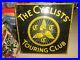 Cyclists-Touring-Club-enamel-Sign-Vintage-1900-blackpool-cycle-record-Badge-01-jfzv