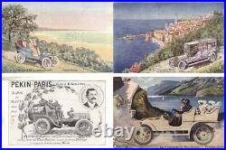 DION-BOUTON AUTOMOBILE ADVERTISING PRE-1940, 15 Vintage Postcards (L7298)