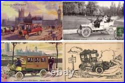 DION-BOUTON AUTOMOBILE ADVERTISING PRE-1940, 15 Vintage Postcards (L7298)