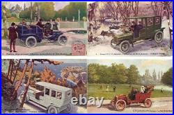 DION-BOUTON AUTOMOBILE ADVERTISING PRE-1940, 15 Vintage Postcards (L7298)