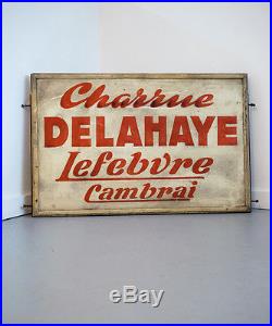 Delahaye Antique vintage car advertising sign