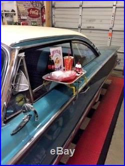 Deluxe Car Hop Tray Set With Vintage Traco Tray Complete And Ready To Mount