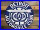 Detroit-Automobile-Club-Vintage-Porcelain-Sign-Aaa-Association-Car-Truck-30-USA-01-uzwz