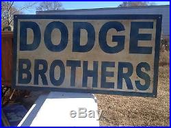 Dodge Brothers Vintage Sign