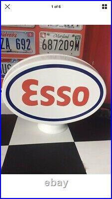 Esso Vintage Style Petrol Pump Globe Classic Car Garage Glass Fibre Not Shell BP