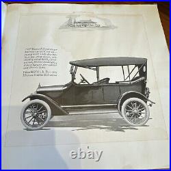 FANTASTIC VINTAGE RARE 1915 Maxwell Motor Car Catalog Promotional Booklet