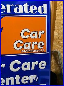 Federated car parts service sign Vintage