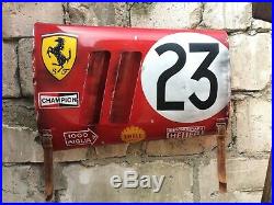 Ferrari 250 Gto Le Mans rally car wall art vintage replica heuer #23 Handmade