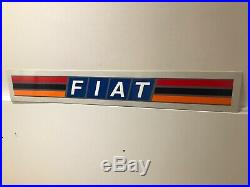 Fiat Original Garage Dealers Sign Vintage