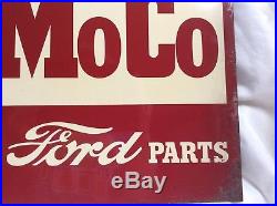 Fomoco Sign Vintage Ford Dealership Metal Sign Ford Parts -double Sided Sign