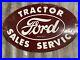 Ford-Vintage-Porcelain-Sign-1959-Tractor-Farming-Machines-18-Car-Truck-Auto-Gas-01-xf