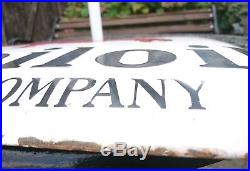 Gargoyle Mobiloil Vacuum Oil Company'vintage' Porcelain Enamel Sign