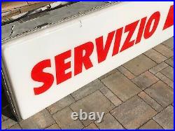 Genuine SERVIZIO ALFA ROMEO Neon Lighted Sign Service Dealer Vintage Garage Auto