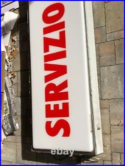 Genuine SERVIZIO ALFA ROMEO Neon Lighted Sign Service Dealer Vintage Garage Auto