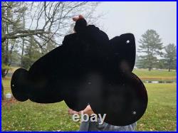 Giant Vintage Wynn's Race Car Lubrication Race Porcelain Sign Car Gas Oil Truck