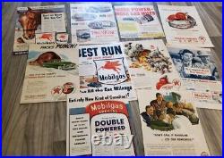 HUGE LOT 300+ Vintage Magazine FULL PAGE ADS Auto Gas Oil Tobacco Beer Trains