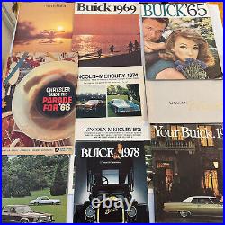 HUGE Vintage Car Brochure Catalog Press Kit Automobile Advertising Lot 125+