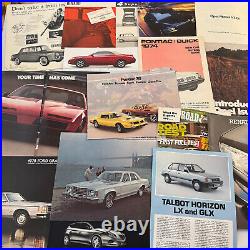 HUGE Vintage Car Brochure Catalog Press Kit Automobile Advertising Lot 125+