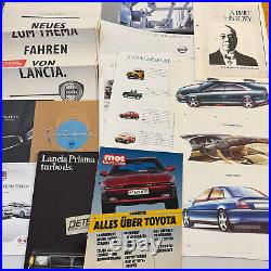 HUGE Vintage Car Brochure Catalog Press Kit Automobile Advertising Lot 125+