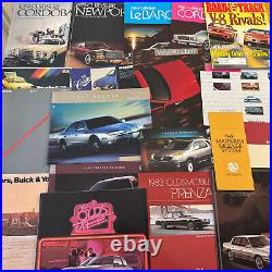 HUGE Vintage Car Brochure Catalog Press Kit Automobile Advertising Lot 125+