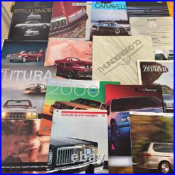 HUGE Vintage Car Brochure Catalog Press Kit Automobile Advertising Lot 125+