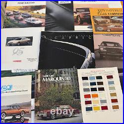 HUGE Vintage Car Brochure Catalog Press Kit Automobile Advertising Lot 125+