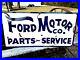 Hand-Painted-Antique-Vintage-Old-Style-FORD-MOTOR-CO-Parts-Service-18x36-Sign-01-jk