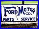 Hand-Painted-Antique-Vintage-Old-Style-FORD-MOTOR-CO-USED-CARS-Gas-18x36-Sign-01-mix