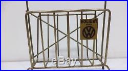 Holiday With Volkswagen Dealership Letter Sorter Napkin Holder VW Vintage Promo