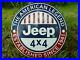 JEEP-Porcelain-Sign-Advertising-Vintage-Service-20-Domed-old-Willys-4x4-USA-01-edxl