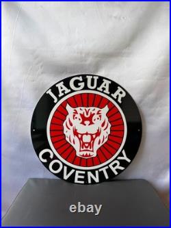 Jaguar Coventry British Classic Vintage Heavy Metal Sign 50 cm (19.7)