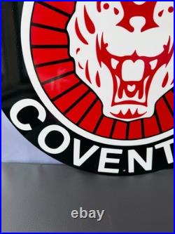 Jaguar Coventry British Classic Vintage Heavy Metal Sign 50 cm (19.7)