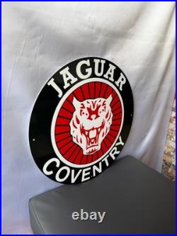 Jaguar Coventry British Classic Vintage Heavy Metal Sign 50 cm (19.7)