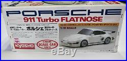 KYOSHO 4252 PORSCHE 911 TURBO FLATNOSE Scale 1/10 very rare Vintage 1989