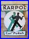 Karpol-car-polish-enamel-sign-Automobilia-Shell-Esso-Vintage-sign-Garage-sign-01-tvt