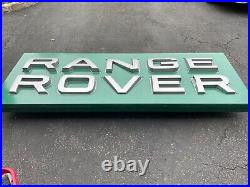 Land Rover Vintage Original Dealership light up sign Very Large Oval 95 x 53