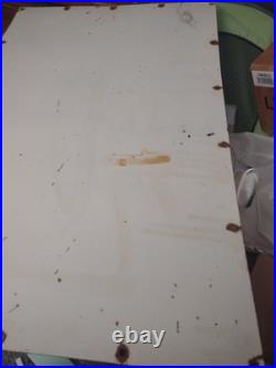 Large Huge Vintage Chevrolet Ok Used Cars Automobile 3ft Porcelain Metal Sign