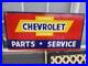 Large-Rare-Vintage-Porcelain-Metal-Bowtie-Chevrolet-Sign-Auto-Truck-Car-Dealer-01-yxyu
