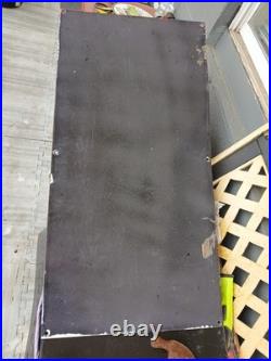 Large Rare Vintage Porcelain Metal Bowtie Chevrolet Sign Auto Truck Car Dealer