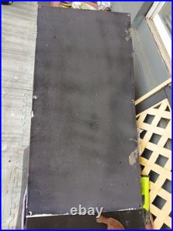 Large Rare Vintage Porcelain Metal Bowtie Chevrolet Sign Auto Truck Car Dealer