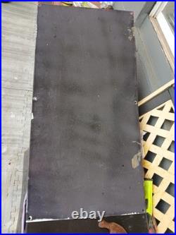 Large Rare Vintage Porcelain Metal Bowtie Chevrolet Sign Auto Truck Car Dealer