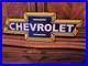Large-Vintage-Rare-Porcelain-Bowtie-Die-Cut-Chevrolet-Sign-Auto-Truck-Car-Dealer-01-ml